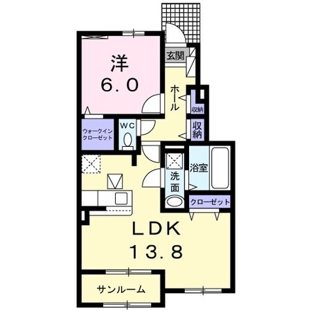 ベル　モーズ　Iの物件間取画像